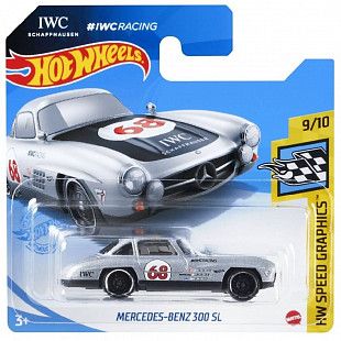 Машинка Hot Wheels Базовой коллекции Mercedes-Benz 300 SL 196/250 (5785 GRY47)