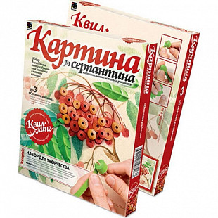 Творческий набор Fantazer 67763 Квиллинг «Осенняя рябина» 967003