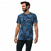 Футболка мужская Jack Wolfskin Leaf T M ocean wave all over