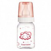 Стеклянная бутылочка для кормления Canpol babies NIGHT DREAMS с узким горлышком 120 мл., 3 мес.+ (42/102) pink