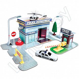 Игровой набор Maisto Полиция с 1 машинкой 12513 