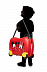 Чемодан Samsonite Dream Rider Disney 50см 43C-10001 Red