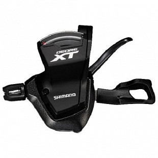 Манетка Shimano XT SL-M8000, левый, 2/3 скорости, трос и оплетка в комплекте, ISLM8000LBP2