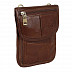Мужская кожаная сумка Polar 25051 brown