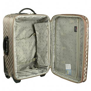 Чемодан малый Polar Р8886 20" 2-ой light brown