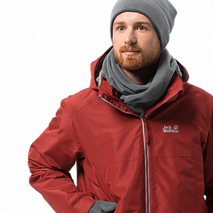Шарф Jack Wolfskin Paw Scarf grey heather 1904671-6110