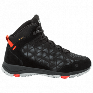 Ботинки женские Jack Wolfskin Activate Xt Texapore Mid W black / orange coral