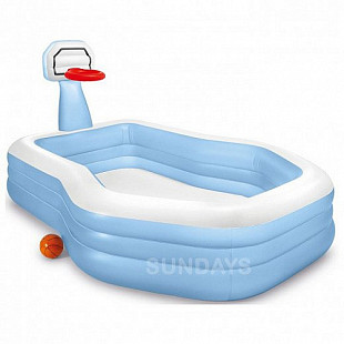Семейный надувной бассейн Intex Shootin Hoops Family Pool	 57183