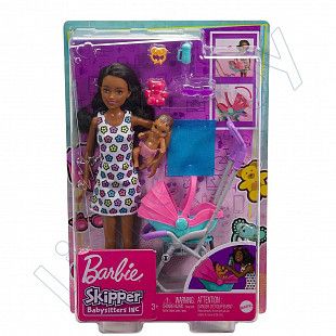 Игровой набор Barbie Няня (FHY97 HHB68)