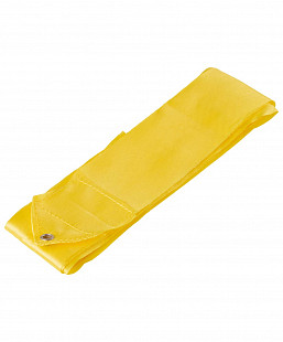Лента для художественной гимнастики Amely 6 м с палочкой 56 см AGR-301 yellow