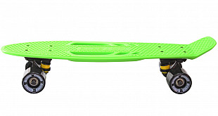 Penny board (пенни борд) Y-Scoo Skateboard Fishbone 22 405-G Green-Black