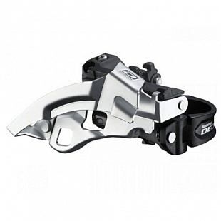 Переключатель передний Shimano Deore FD-M610 для 10 скоростей, универсальный нижний хомут, KFDM610M6