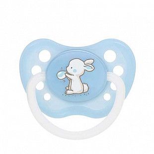 Пустышка Canpol babies Little Cutie Силиконовая Ортодонтическая 0-6 мес. (23/265)  blue