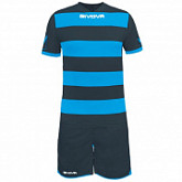 Футбольная форма Givova Rugby KITC42B black/blue