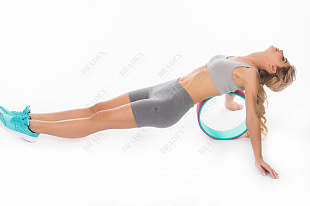 Колесо для йоги Bradex Асана Yoga Wheel SF 0291 Green/Pink