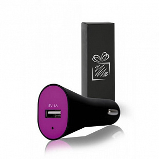 Автомобильное зарядное устройство Colorissimo Rybby PC40PR Purple