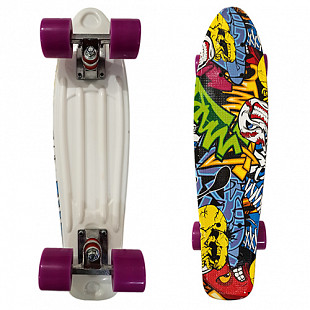 Penny board (пенни борд) Display Joker/purple