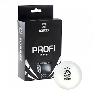 Мячи для настольного тенниса Torres Profi 3* TT0012