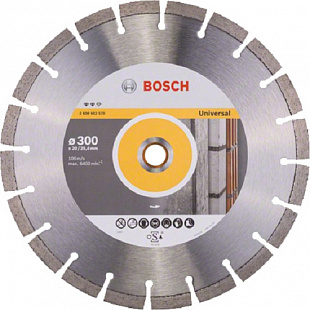 Алмазный круг Bosch 300х2 см универсальный 2608602570