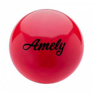 Мяч для художественной гимнастики Amely AGB-101 19 см red
