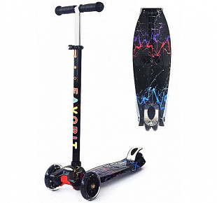 Самокат Favorit Maxi Шаровая молния 4108P-2