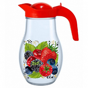 Кувшин Декостек Ягодный фреш 1,7 л 1610-Д red