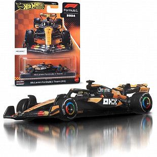 Машинка Hot Wheels Premium McLaren Formula 1 Team (#4) (HRV11 JBM11)