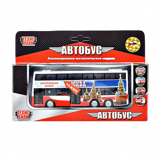 Игрушка Tehnopark Машина Технопарк Автобус металлический CT10-054-2
