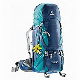 Рюкзак туристический, альпинистский Deuter Aircontact 40+10 SL midnight-petrol