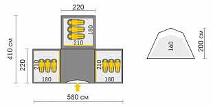 Палатка Talberg Base 9 Super