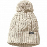 Шапка Jack Wolfskin Stormlock Pompom Beanie beige