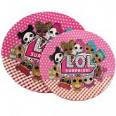 Набор праздничных тарелок Картония L.O.L. 277C-211