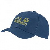 Бейсболка детская Jack Wolfskin Kids Baseball Cap ocean wave 1901011-1588495