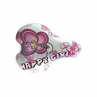 Велоседло DDK Happy girl 1216 white/pink