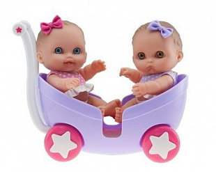 Кукла JC Пупсы в коляске Близнецы 16982