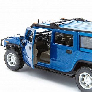 Масштабная модель автомобиля Maisto 1:27 Хаммер Н2 SUV (31231) blue