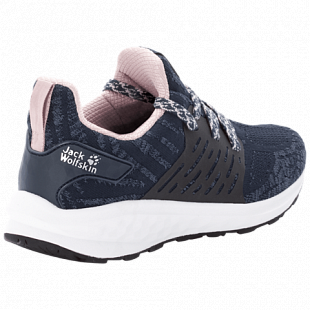 Полуботинки женские Jack Wolfskin Coogee Knit Low W dark blue / rose