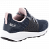 Полуботинки женские Jack Wolfskin Coogee Knit Low W dark blue / rose