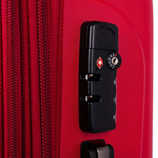 Чемодан большой Polar 28" 3-ой Р8641 red
