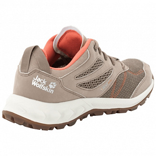 Кроссовки женские Jack Wolfskin Woodland Vent Low W clay / pink