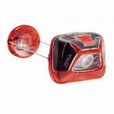 Компактный налобный фонарь Petzl Zipka E93ABB red