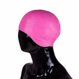 Шапочка для плавания Alpha Caprice с ушами SCU pink