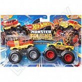 Набор машинок Hot Wheels Монстр Трак OSCAR MAYER vs ALL FRIED UP (FYJ64 HWN64)