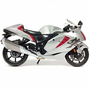 Модель мотоцикла Maisto 1:12 Suzuki Hayabusa 2022 (31101 20-21848) Silver/Red/Black