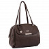 Женская сумка из кожи Pola 9044 dark grey
