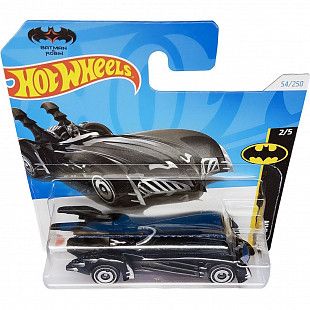 Машинка Hot Wheels Базовой коллекции Batman & Robin Batmobile 54/250 (5785 HRY54) mainline 2024