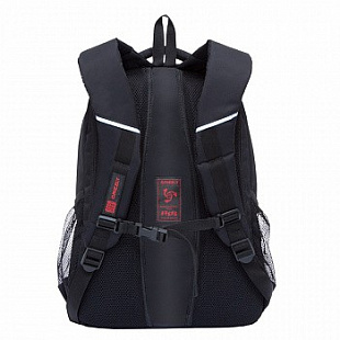Рюкзак школьный GRIZZLY RU-934-5 /1 black/red