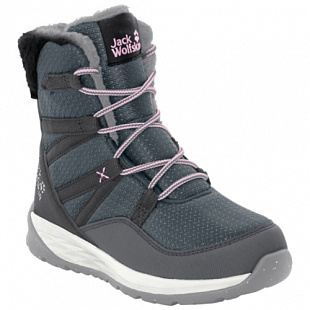 Ботинки детские Jack Wolfskin Polar Wolf Texapore High K pebble grey / off-white