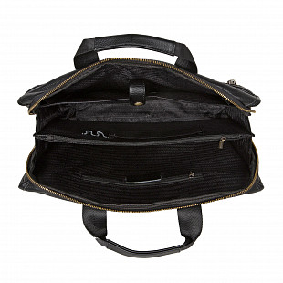 Мужская кожаная сумка Polar 5191 black