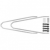 Комплект SKS U-стоек для VELO55 JUNIOR 11167